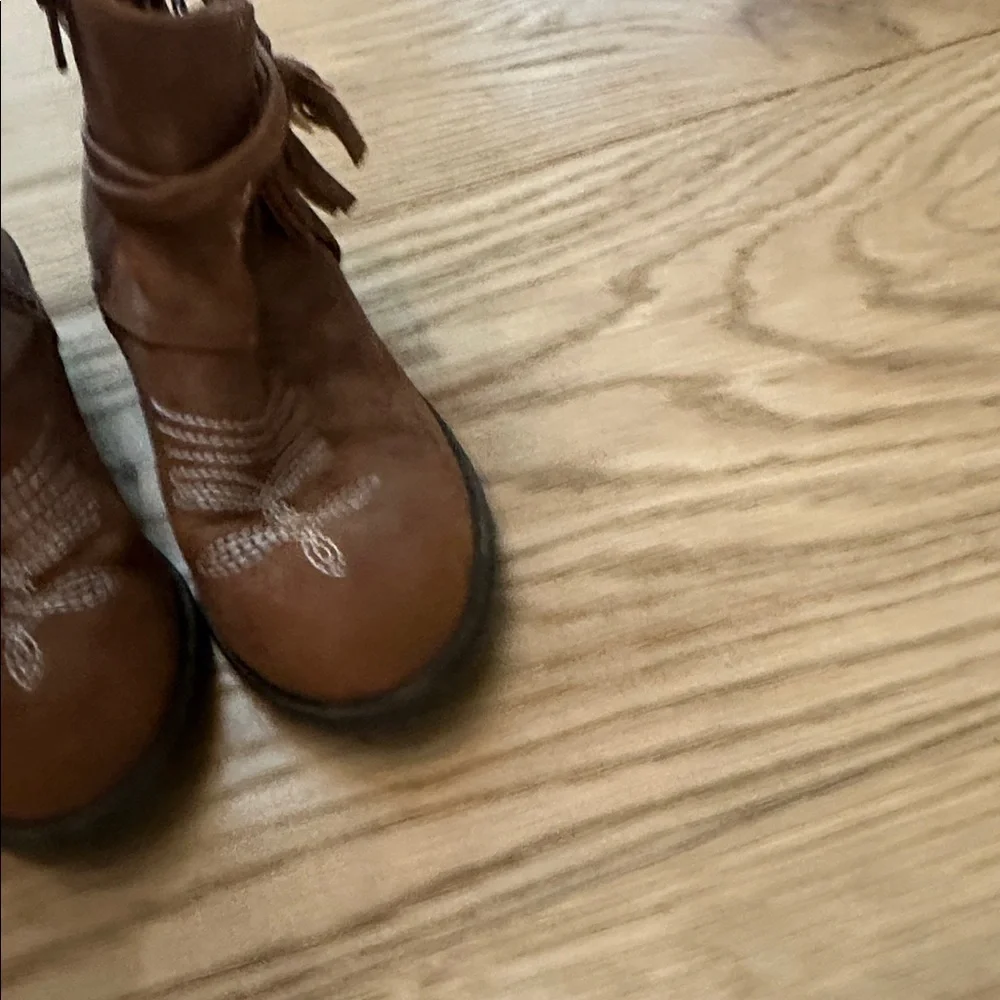 Madden Girls western Brown Kids Ankle Boots 12